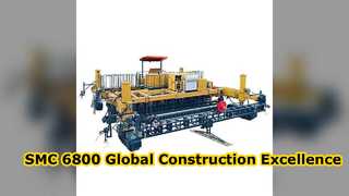 SMC 6800 Slipform Paver نجاح البناء في الخارج