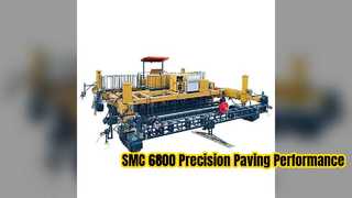 SMC 6800 Slipform Paver نجاح البناء في الخارج